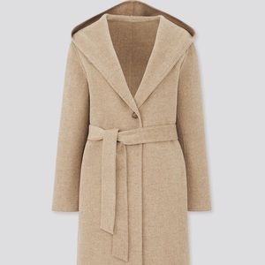 Uniqlo Double-Faced Hooded Coat
